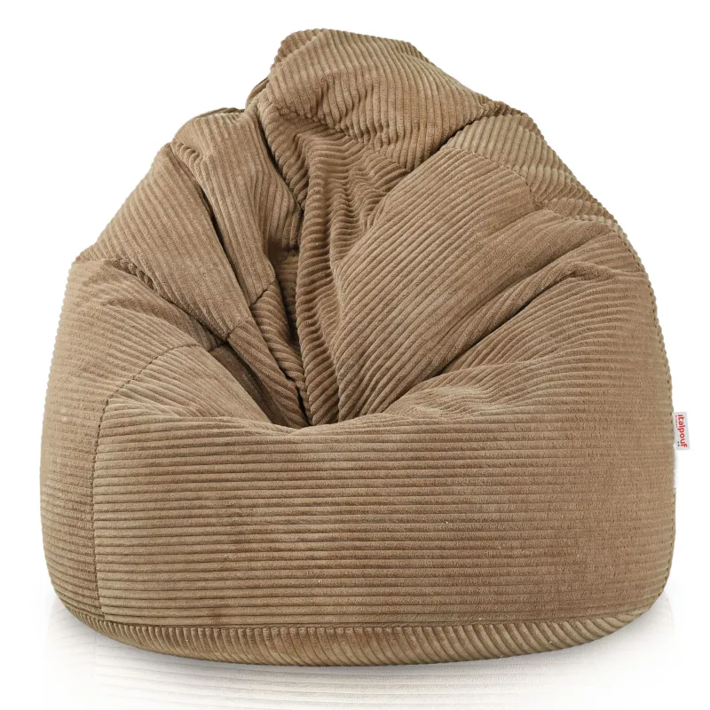 Housse Pour Pouf Poire Géant - Velours Côtelé Soft