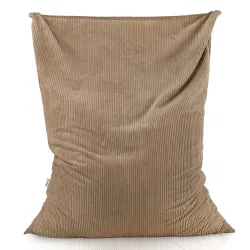 Housse Pour Pouf Coussin XXL - Velours Côtelé Soft