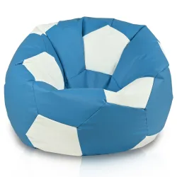Pouf Fauteuil Ballon de Foot XL Enfant - Similicuir