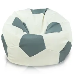 Pouf Fauteuil Ballon de Foot XL Enfant - Similicuir