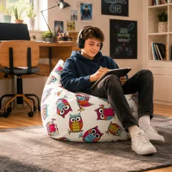 Pouf Poire XL Jeunes Premium Prints
