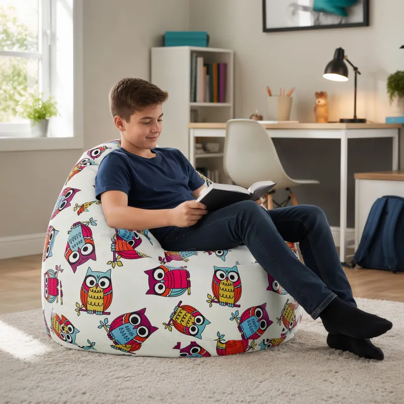 Pouf Poire XL Jeunes Premium Prints