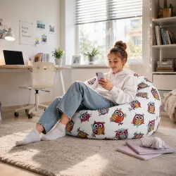 Pouf Poire XL Jeunes Premium Prints