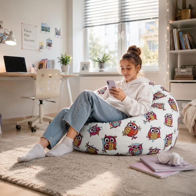 Pouf Poire XL Jeunes Premium Prints