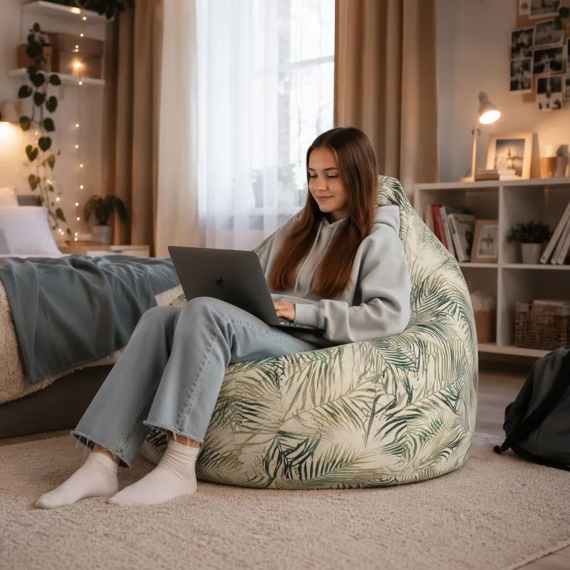 Pouf Poire XL Jeunes Premium Prints