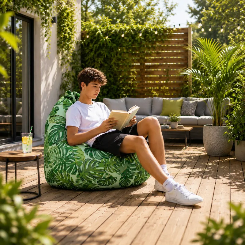 Pouf Poire XL Enfants Outdoor - Imperméable