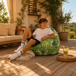 Pouf Poire XL Enfants Outdoor - Imperméable