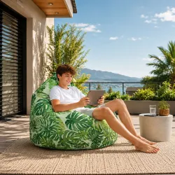 Pouf Poire XXL Géant Outdoor - Imperméable Adultes