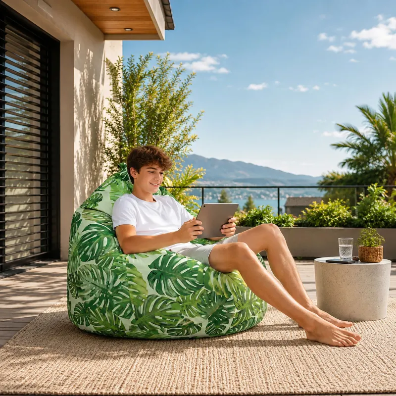 Pouf Poire XXL Géant Outdoor - Imperméable Adultes