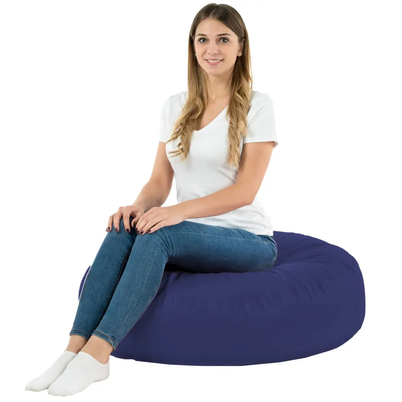 Coussin Rond Monaco 90 cm Simili-cuir | Italpouf