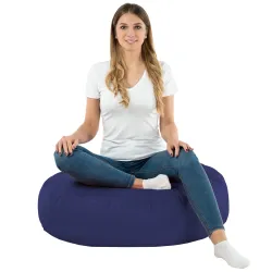 Coussin Rond Monaco 90 cm Simili-cuir | Italpouf