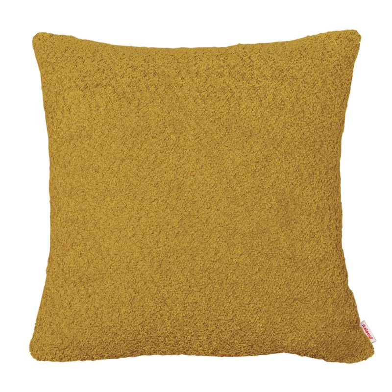Coussin déco en laine bouclée pour canapé – 45×45