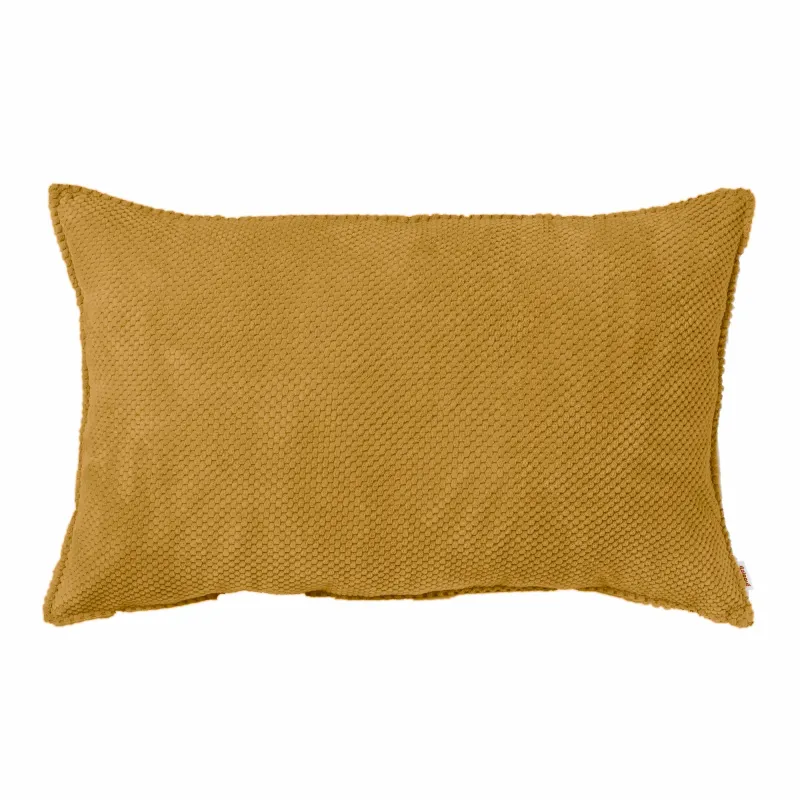 Coussin déco en velours texturé Dot – 45×70