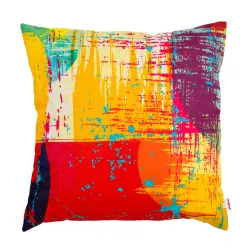 Coussin Décoratif Carré - Tissu Imprimé Premium