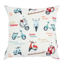 Coussin Décoratif Carré - Tissu Imprimé Premium