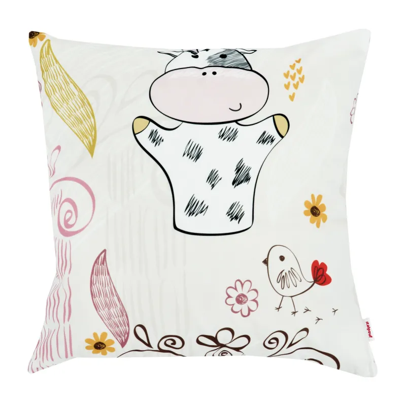 Coussin déco imprimé pour canapé et enfant – 45×45