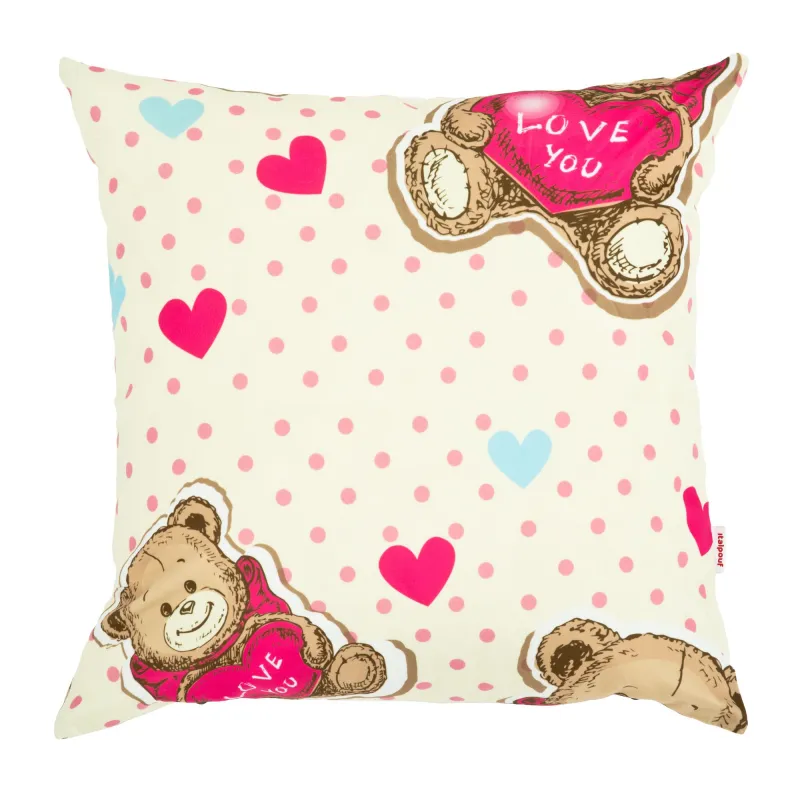 Coussin déco imprimé pour canapé et enfant – 45×45