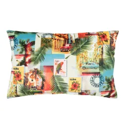 Coussin Décoratif Rectangulaire - Tissu Imprimé Premium