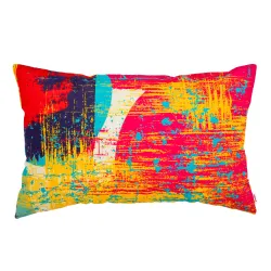 Coussin Décoratif Rectangulaire - Tissu Imprimé Premium