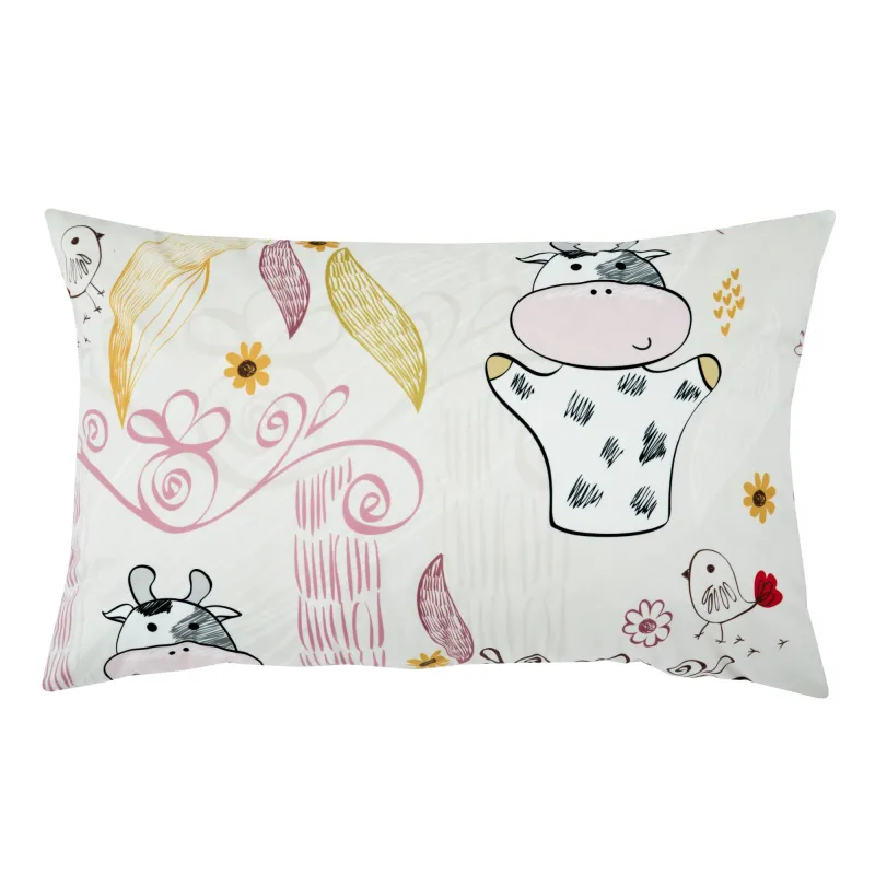 Coussin déco imprimé pour canapé et enfant – 45×70