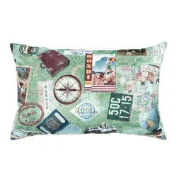 Coussin Décoratif Rectangulaire - Tissu Imprimé Premium