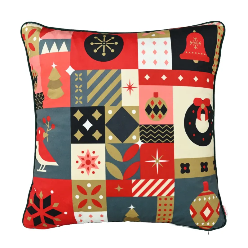 Coussin déco imprimé pour canapé et enfant – 45×45