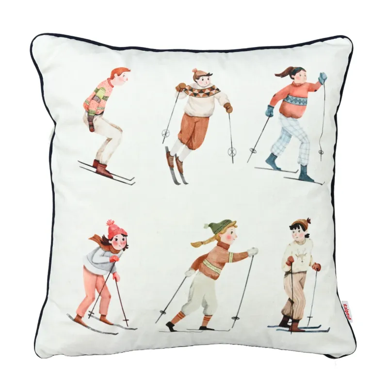 Coussin déco imprimé pour canapé et enfant – 45×45