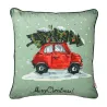 Voiture Rétro au Sapin de Noël