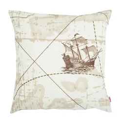 Coussin Décoratif Carré 45 x 45 cm - Tissu Imprimé Premium