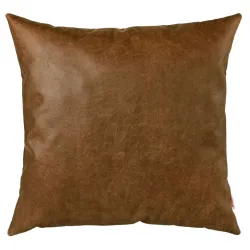 Coussin Décoratif 45x45 Cuir Naturel Premium | Italpouf