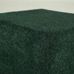 Pouf Cube Cubo Solid 40x40x40 Laine Bouclée | Italpouf