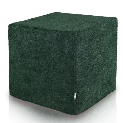 Pouf Cube Cubo Solid 40 x 40 x 40 cm - Laine Bouclée