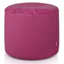 Pouf Cylindre Cilindro Simili-cuir Doré | Italpouf