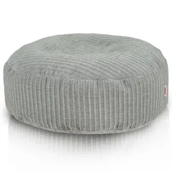 Pouf Repose-pieds Rond - Tissu Imprimé Premium