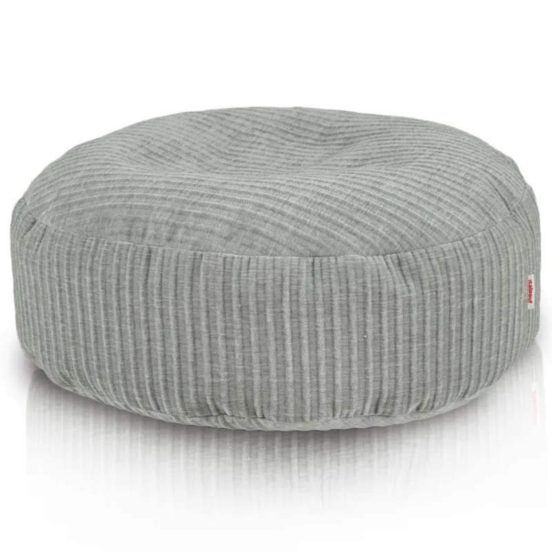 Pouf Repose-pieds Rond - Impressions Premium