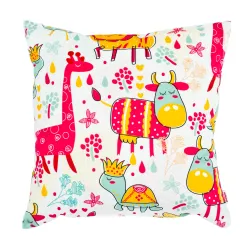 Coussin Décoratif Carré 45 x 45 cm - Tissu Imprimé Premium