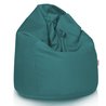 Bleu Pouf Poire velours