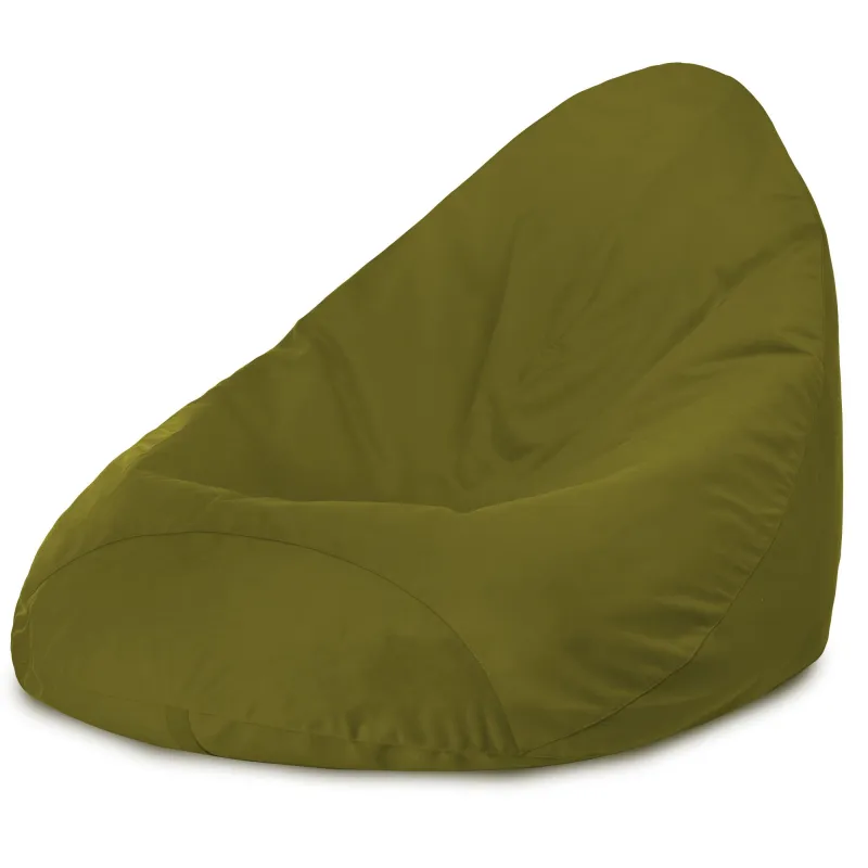 Pouf avec Dossier XXL Drop - Velours Soft – vue 8