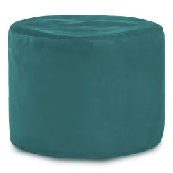 Pouf Rond Cylindre - Velours Soft