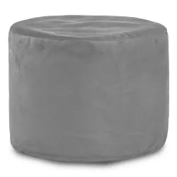 Pouf Rond Cylindre - Velours Soft