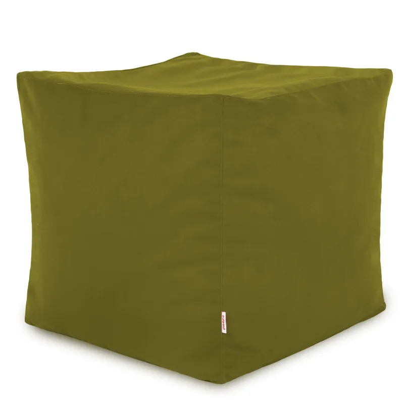 Pouf Cube Carré - Velours Soft – vue 10