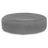 Acier Coussin Pouf Rond Monaco velours