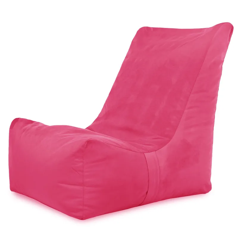 Fauteuil Pouf Relax XXL pour adultes Disinto - Velours Soft – vue 7