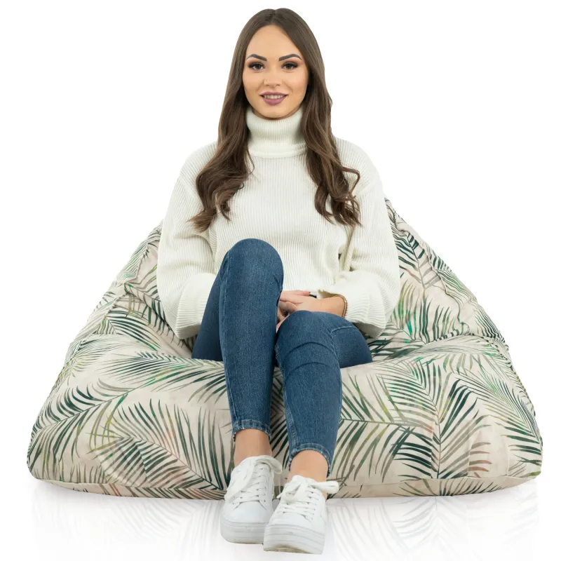 Pouf Poire de Sol XL Bermuda - Outdoor Pro d'extérieur Jardin Imperméable – vue 84
