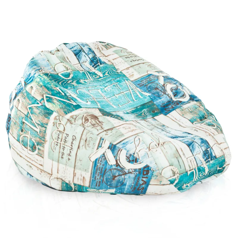 Pouf Poire L pour enfants - Tissu Imprimé Premium – vue 99