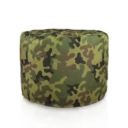 Pouf Rond d'extérieur Cylindre - Jardin Outdoor Pro Imperméable