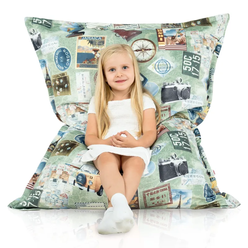 Coussin de Sol Géant XL pour enfants - Tissu Imprimé Premium – vue 62