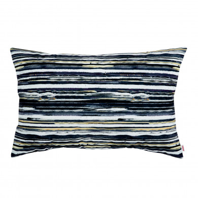 Rayures peintes Peinture sur toile Coussin Rectangulaire