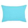 UV blanc et bleu Coussin Rectangulaire De Jardin 