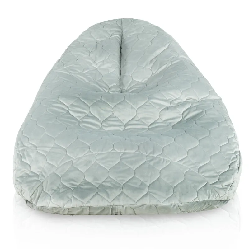 Pouf avec Dossier XXL Drop - Velours Soft – vue 26